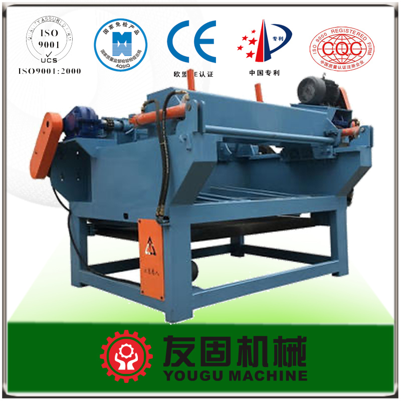 4ft log debarking machine with crusher function