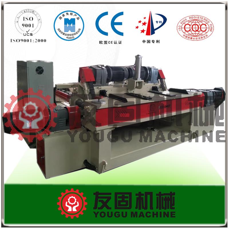 high speed veneer peeling machine